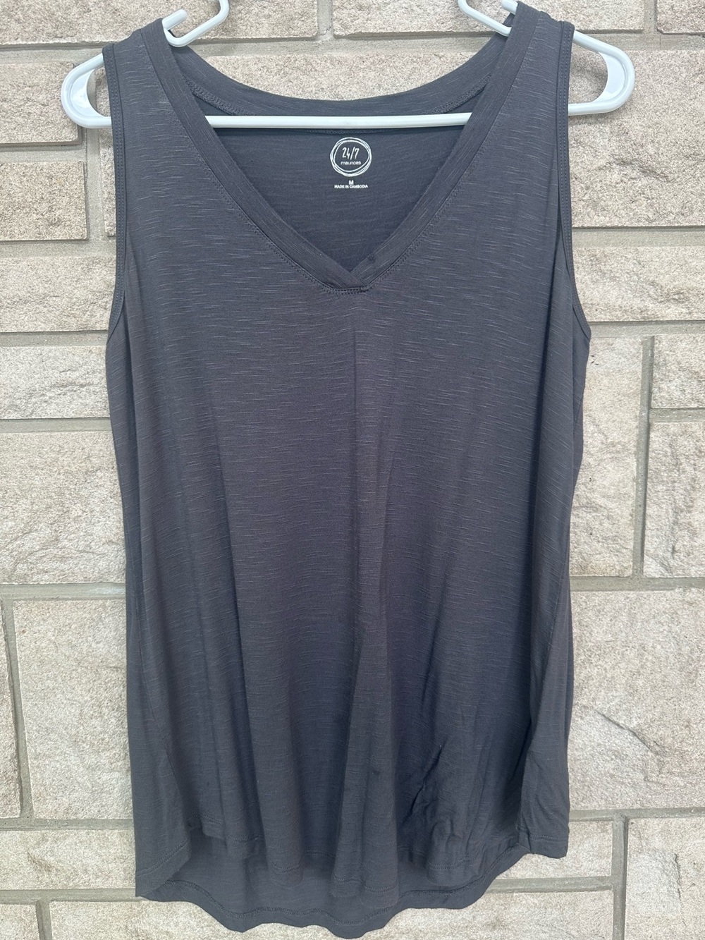 Maurice’s 24/7 Comfort Women's Grey V-Neck Tank Top